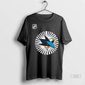 Trending San Jose Sharks Behind Center Ice Design 2 Sided T Shirt