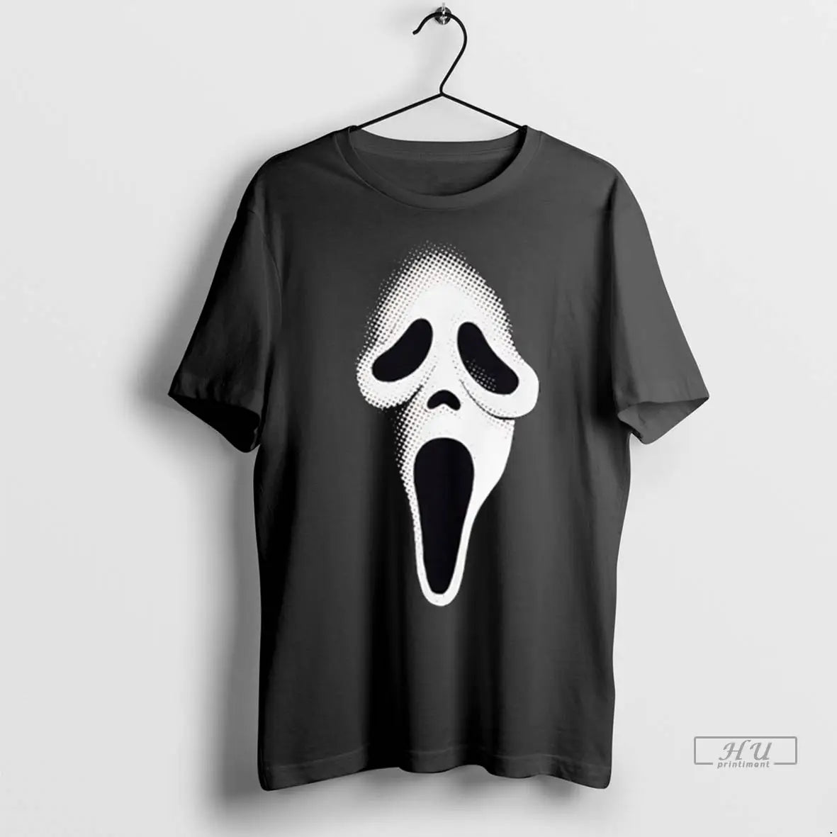 Trending Spooky Ghost Face Scary Horror Mask Halloween 2025 T Shirt