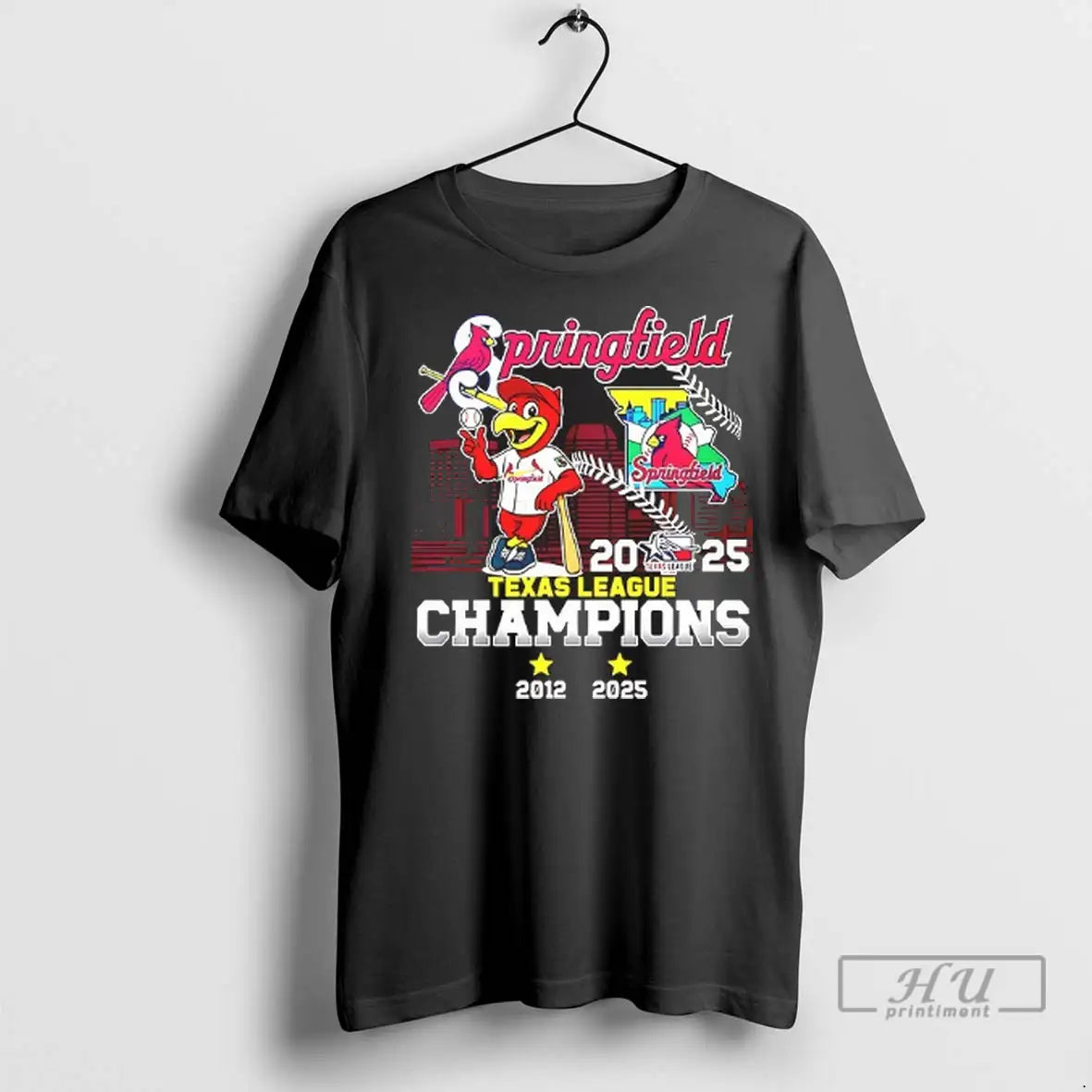 Trending Springfield Cardinals 2025 Texas League Champions Back To Back Since 2012 Mascot