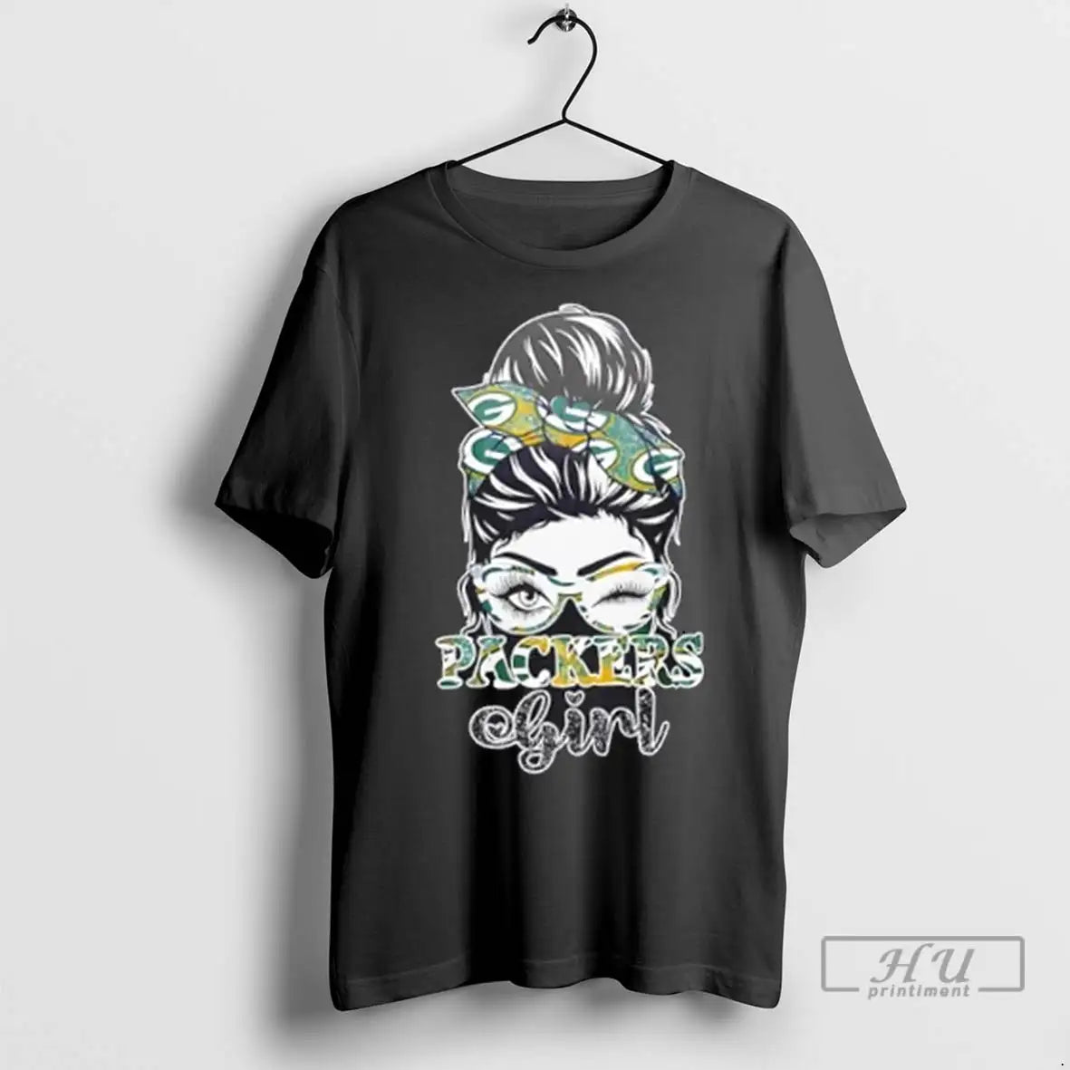 Trending This Girl Loves Her Green Bay Packers Diamond Heart 2 Sided T Shirt