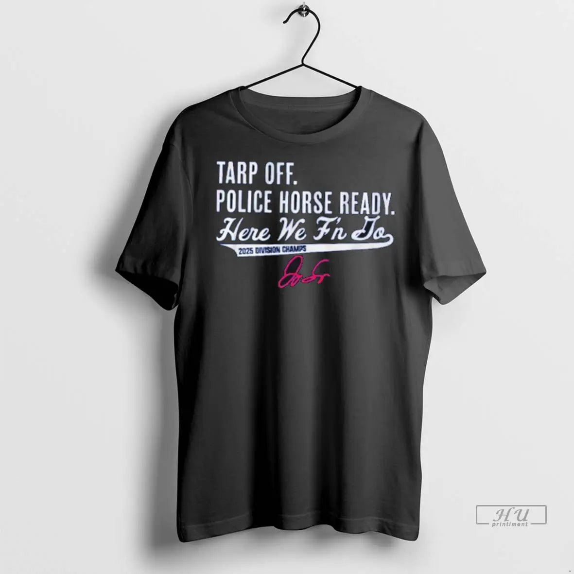 Trending Toronto Blue Jays Mlb George Springer Tarp Off Police Horse Ready T Shirt