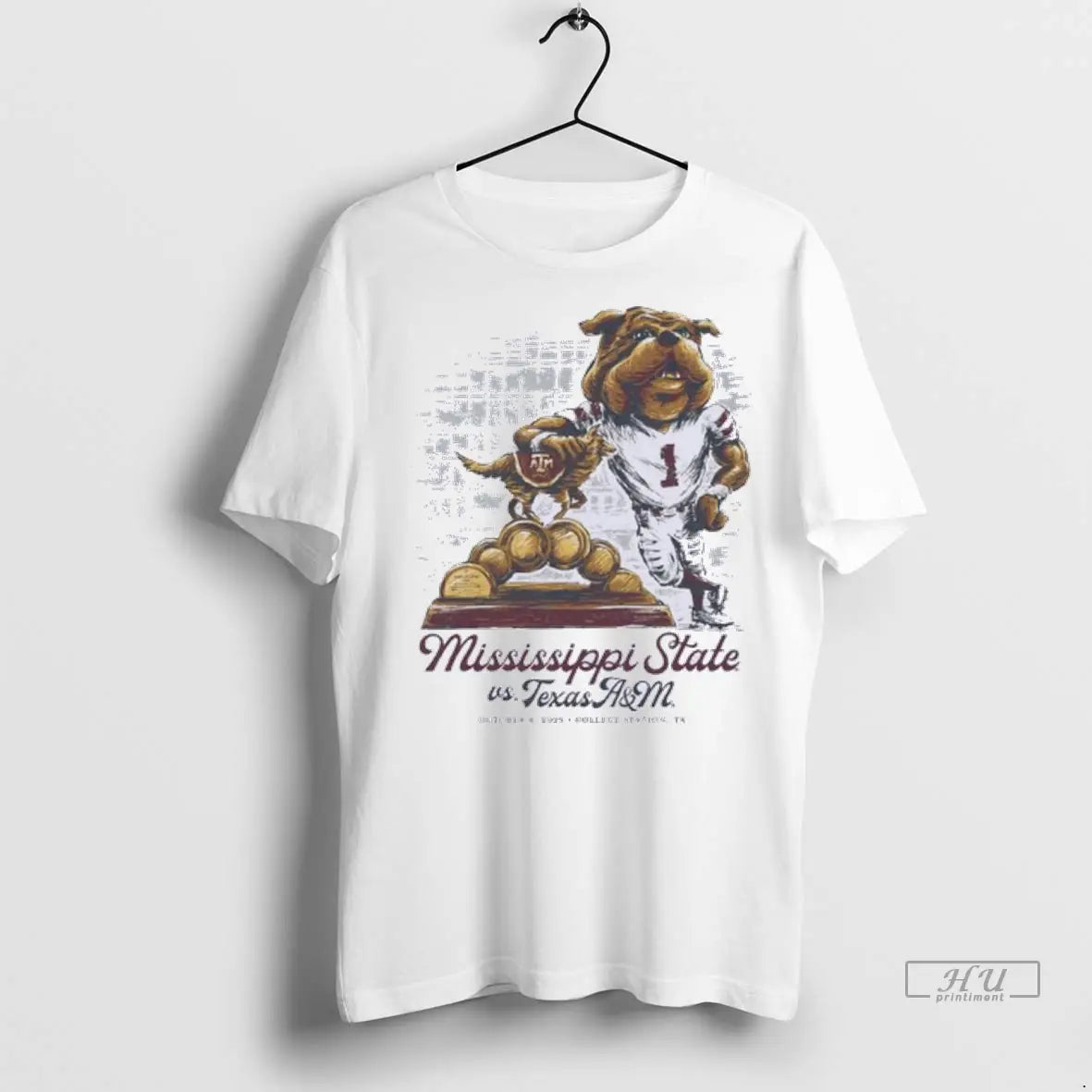 Trending Vlfu45yu Mississippi State Vs Texas Am Game Day Mascot T Shirt