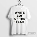 Trending White Boy Of The Year Grey T Shirt