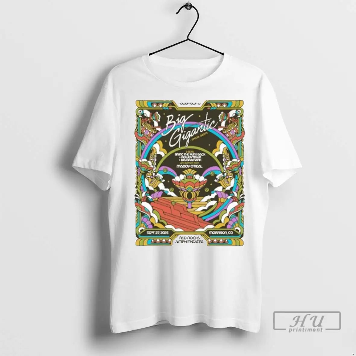 Trending Big Gigantic Tour Red Rocks 09 27 2025 T Shirt