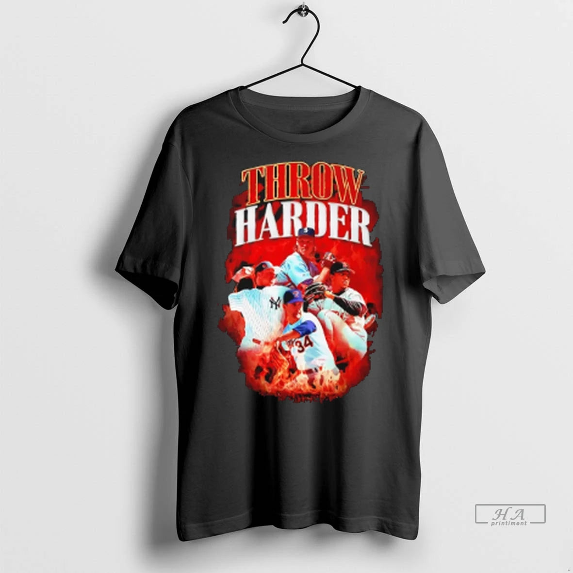 Trendy Officials Throw Harder Baseball Player Collage Shirt Sweater