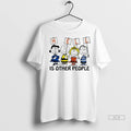 Trendy Peanuts Characters Hell Is Other People Shirt Sweater