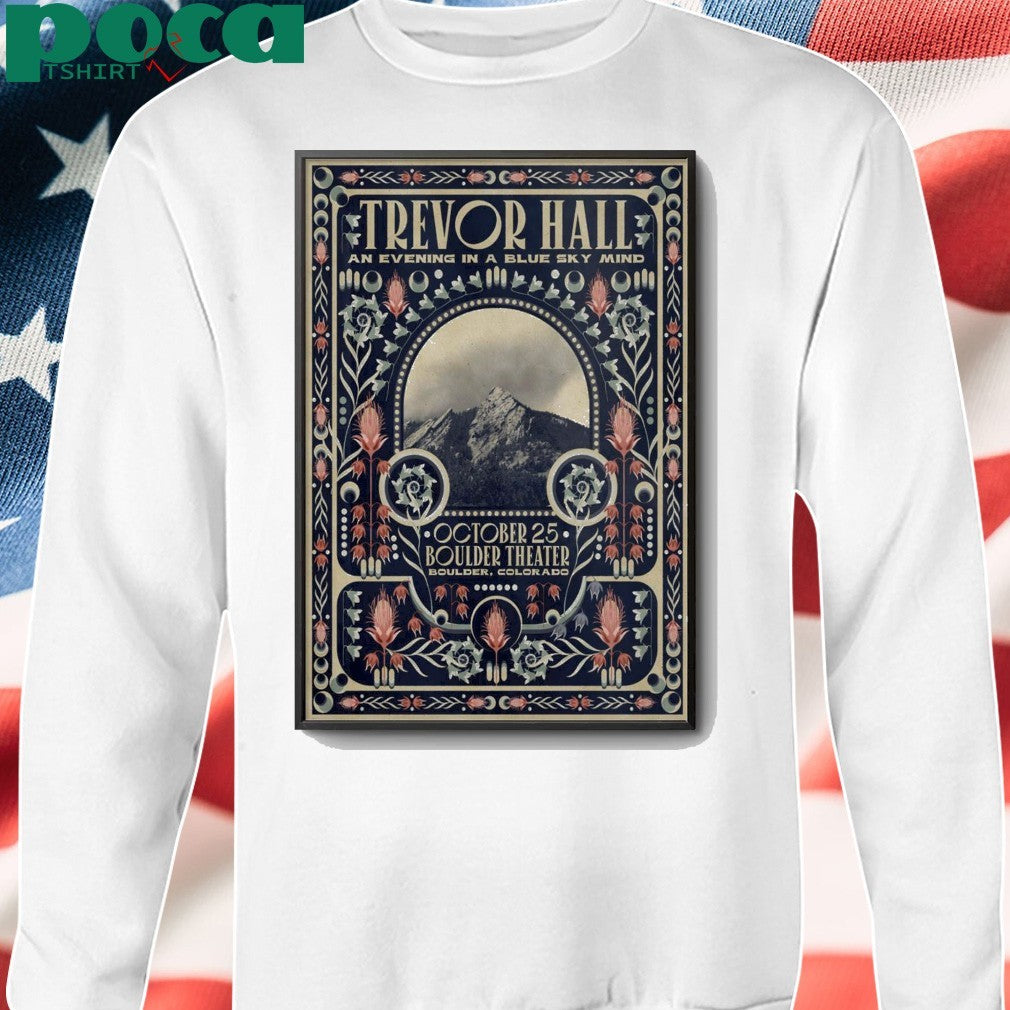 Trevor Hall Oct 25 2025 In Boulder CO Poster shirt