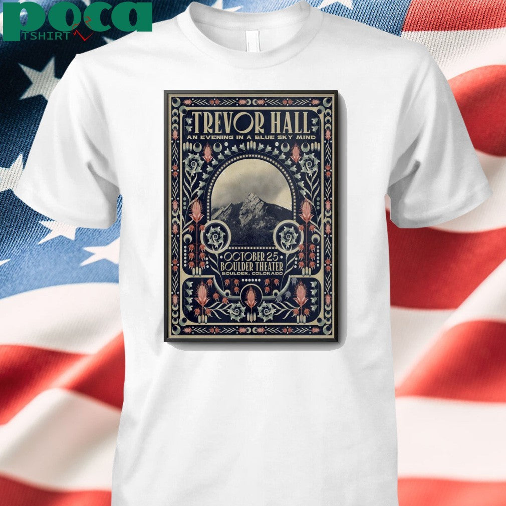 Trevor Hall Oct 25 2025 In Boulder CO Poster shirt