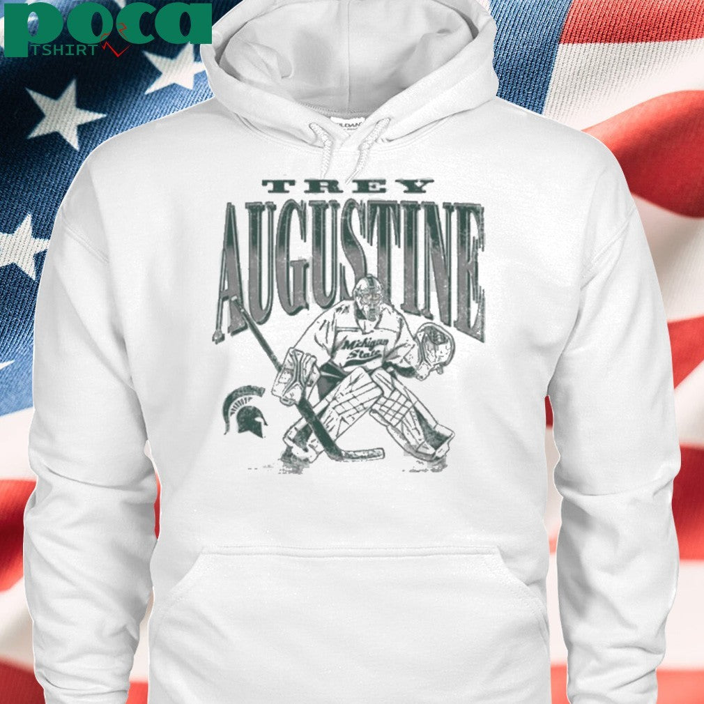 Trey Augustine Michigan State Spartans Hockey Goalie shirt