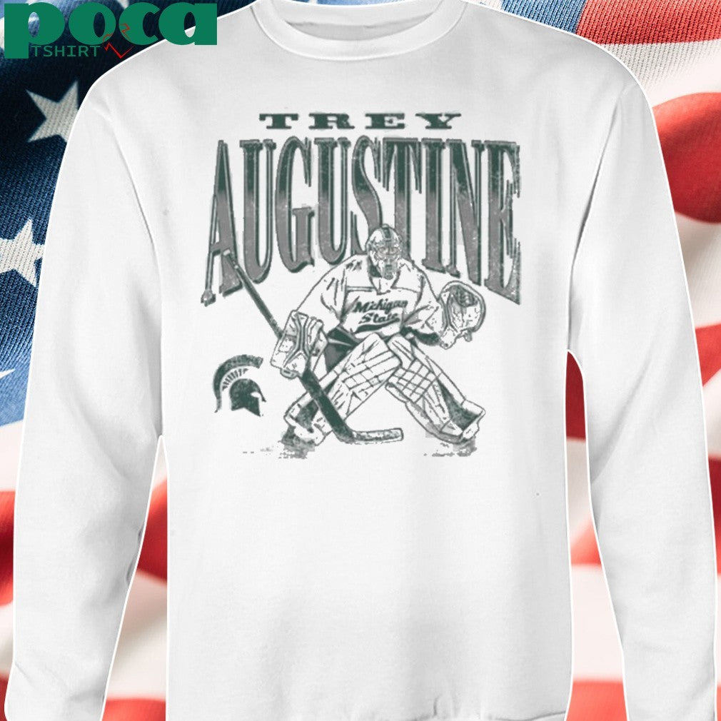 Trey Augustine Michigan State Spartans Hockey Goalie shirt
