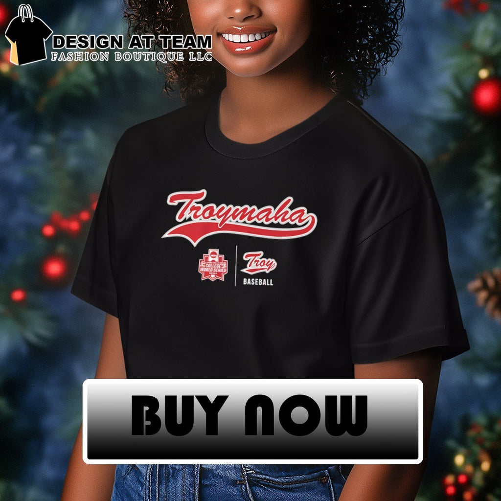 Troymaha Troy Trojans Baseball College World Series 2026 shirt