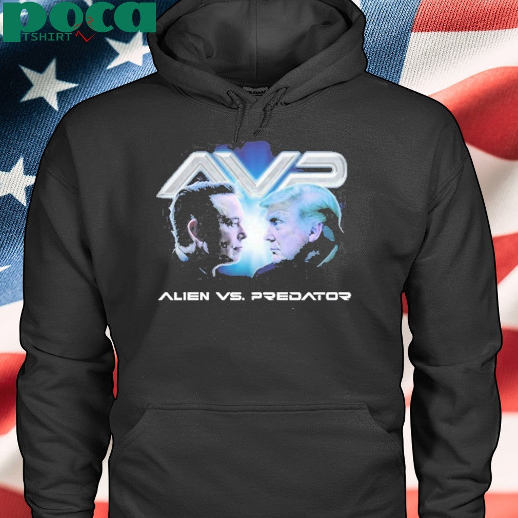 Trump and Elen Musk Slutwhisperer Alien Vs Predator Assholes Live Forever Shirt