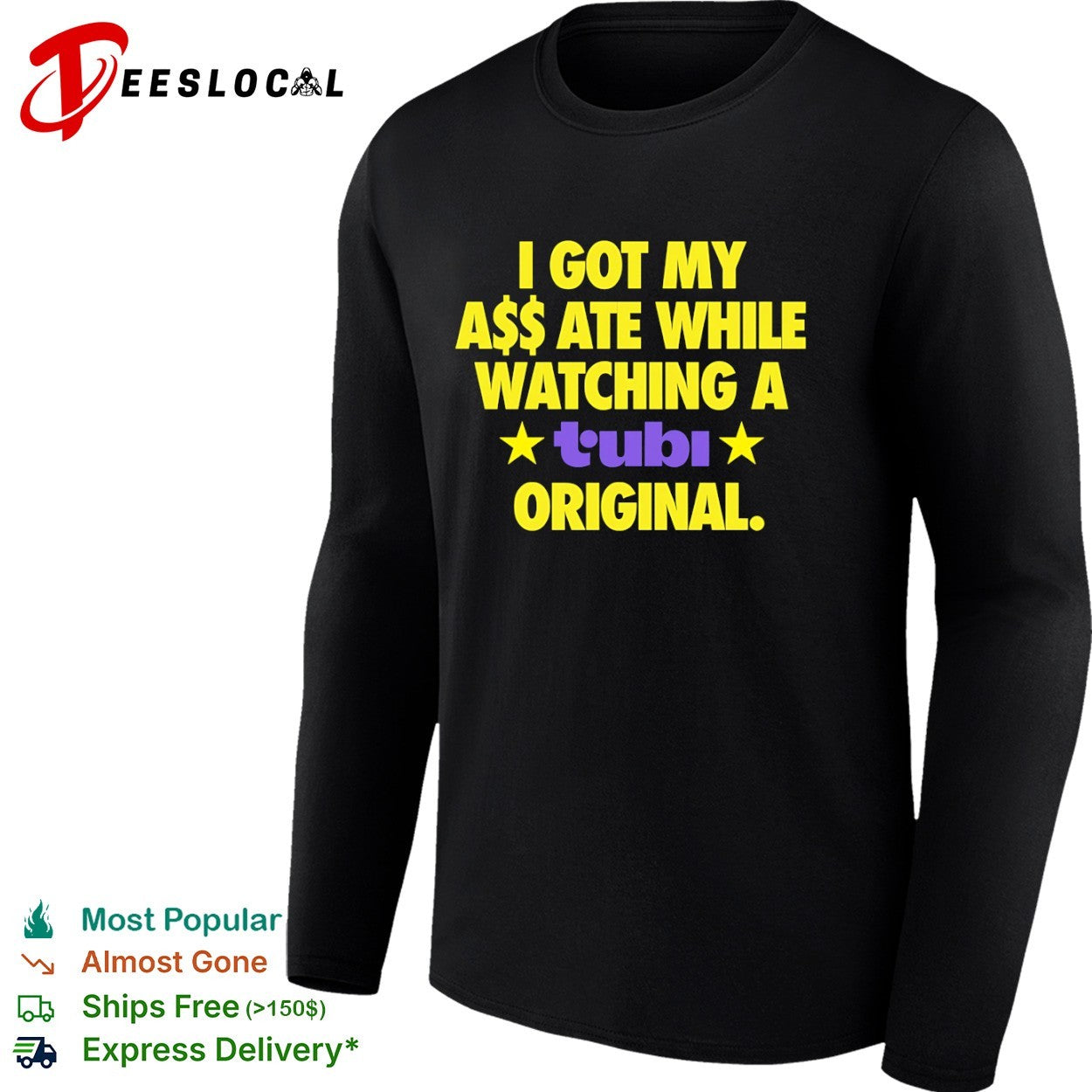 Tubi I got my ass ate while watching a original shirt