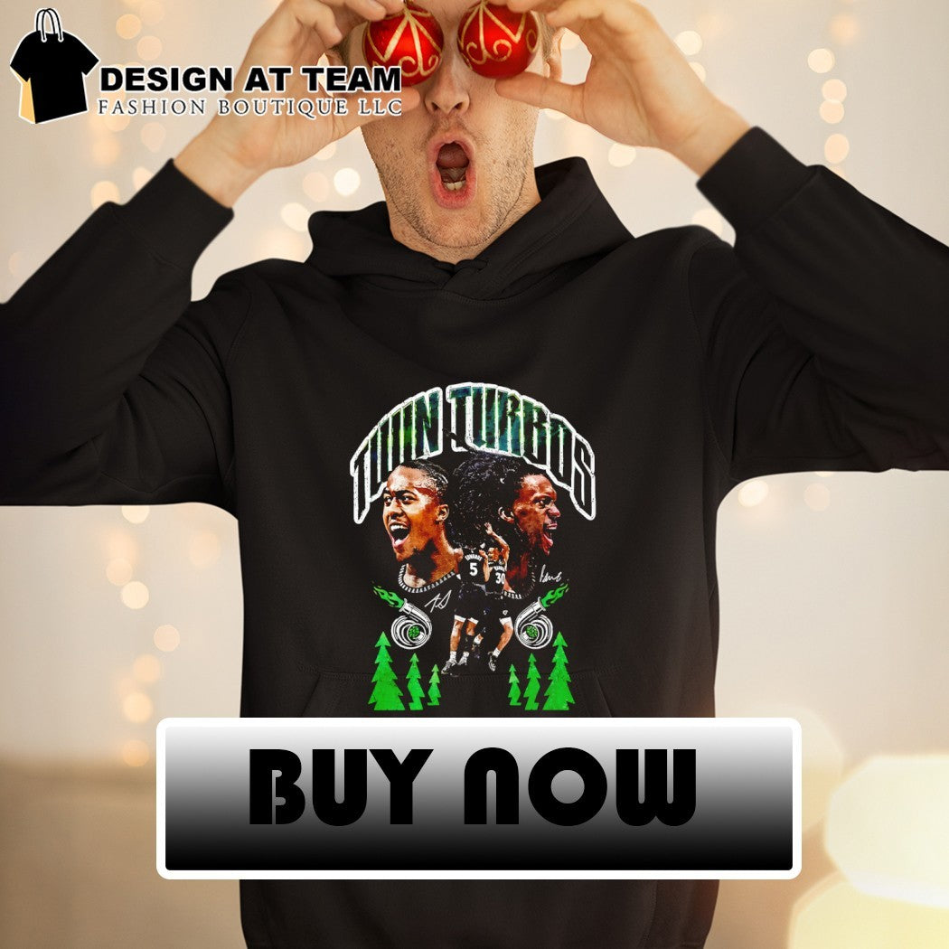 Twin Turbos Minnesota Timberwolves Basketball signatures shirt