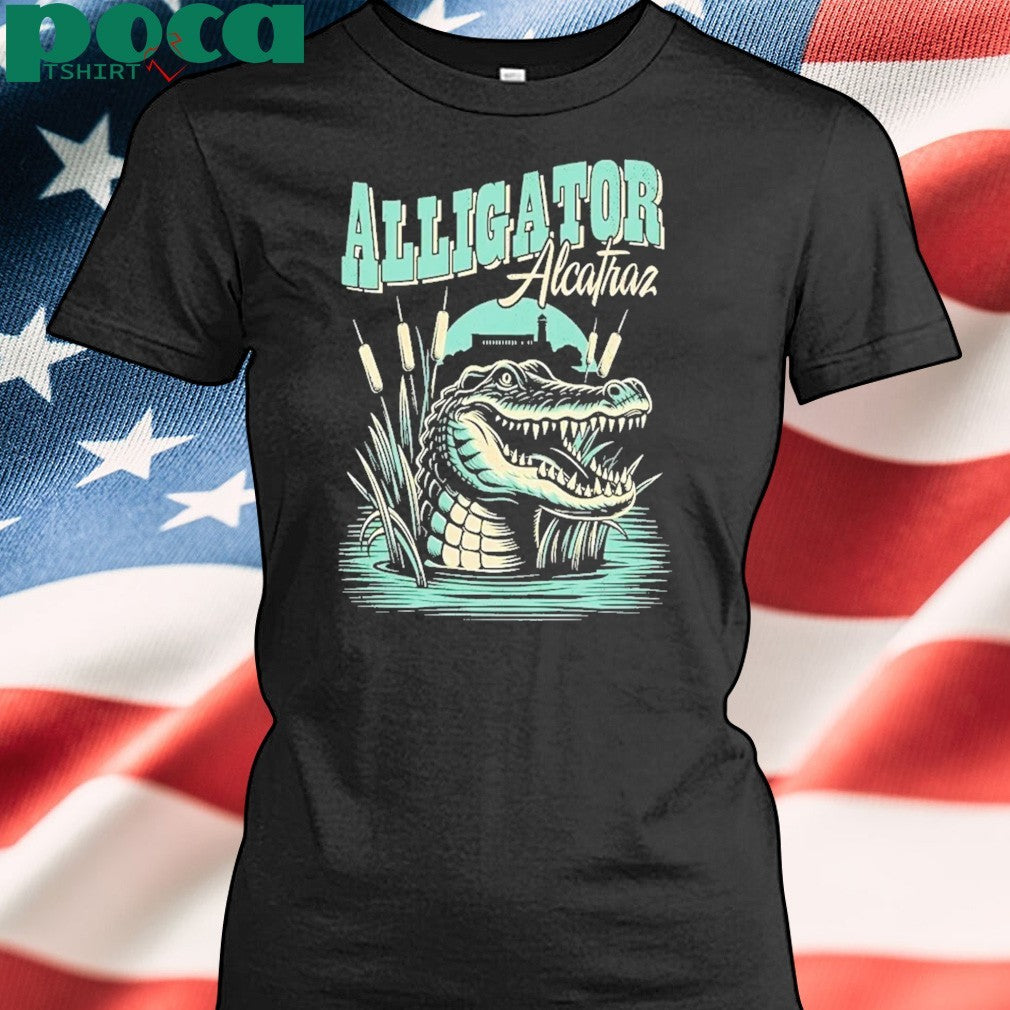 Two Sided Everglades Florida Alligator Alcatraz Shirt