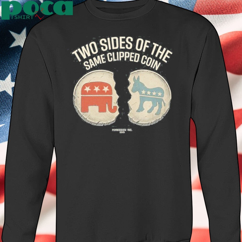 Two Sides Of The Same Clipped Coin T-Shirt