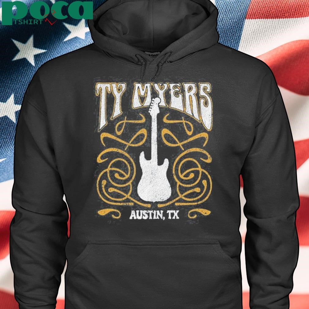Ty Myers Red Guitar Austin TX shirt