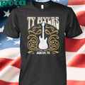 Ty Myers Red Guitar Austin TX shirt