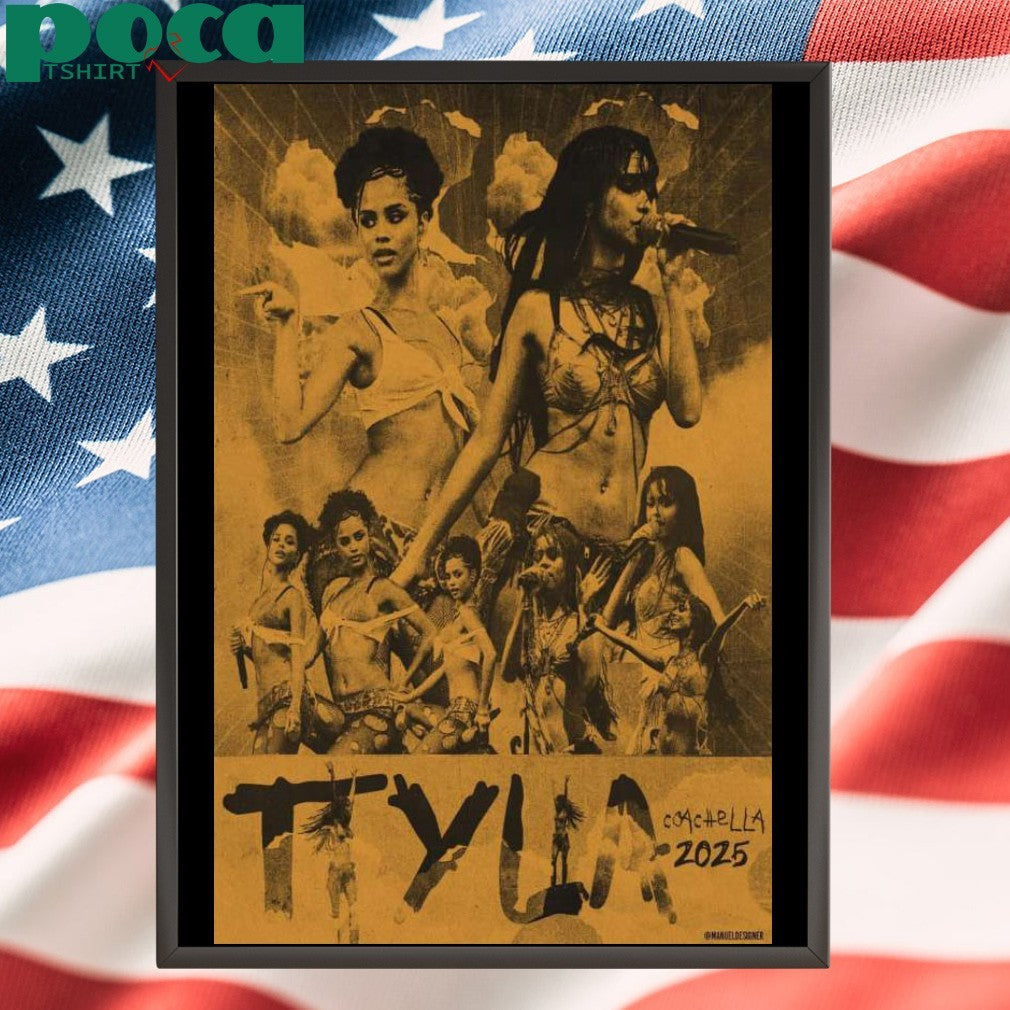 Tyla Coachella 2025 Indio, CA Concert Poster shirt