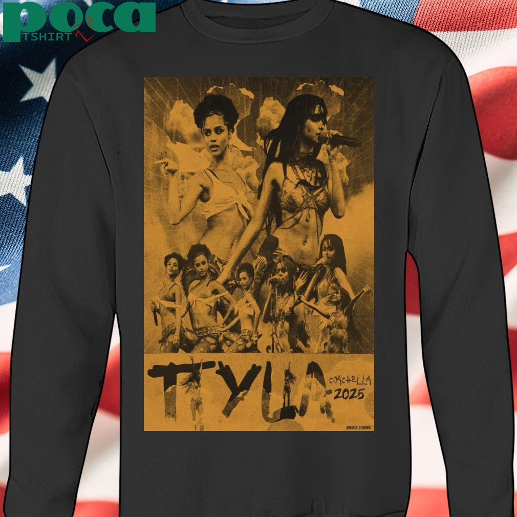 Tyla Coachella 2025 Indio, CA Concert Poster shirt