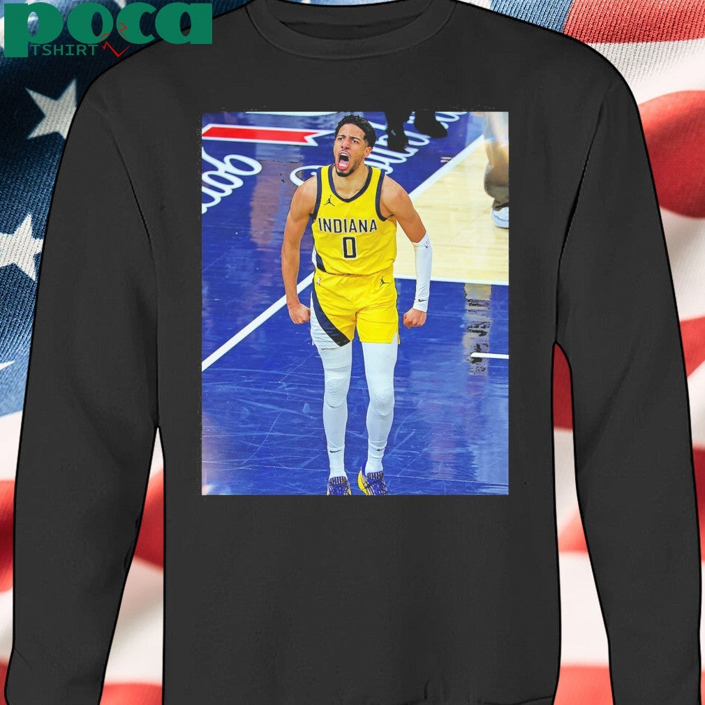 Tyrese Haliburton Indiana Pacers Game Frames T-Shirt