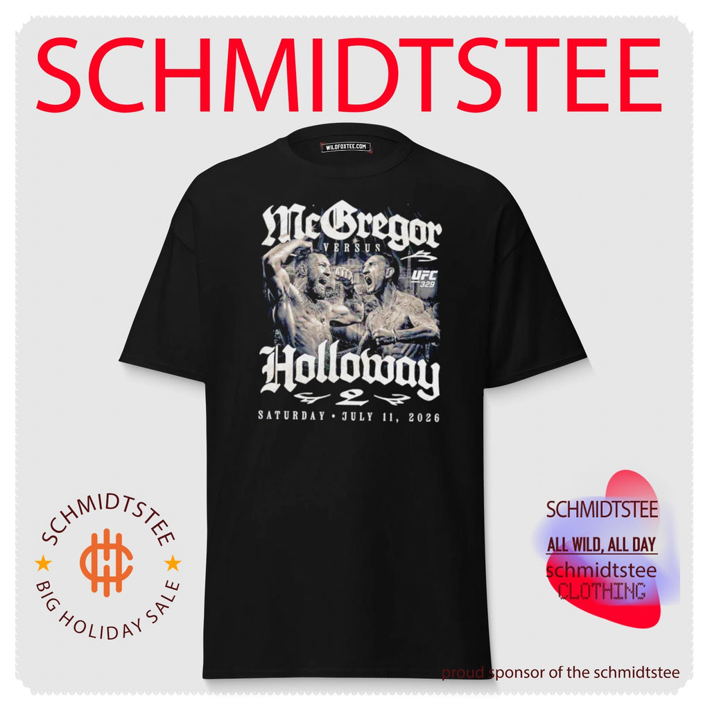 UFC 329 Conor McGregor vs Max Holloway 2 July 11 2026 shirt