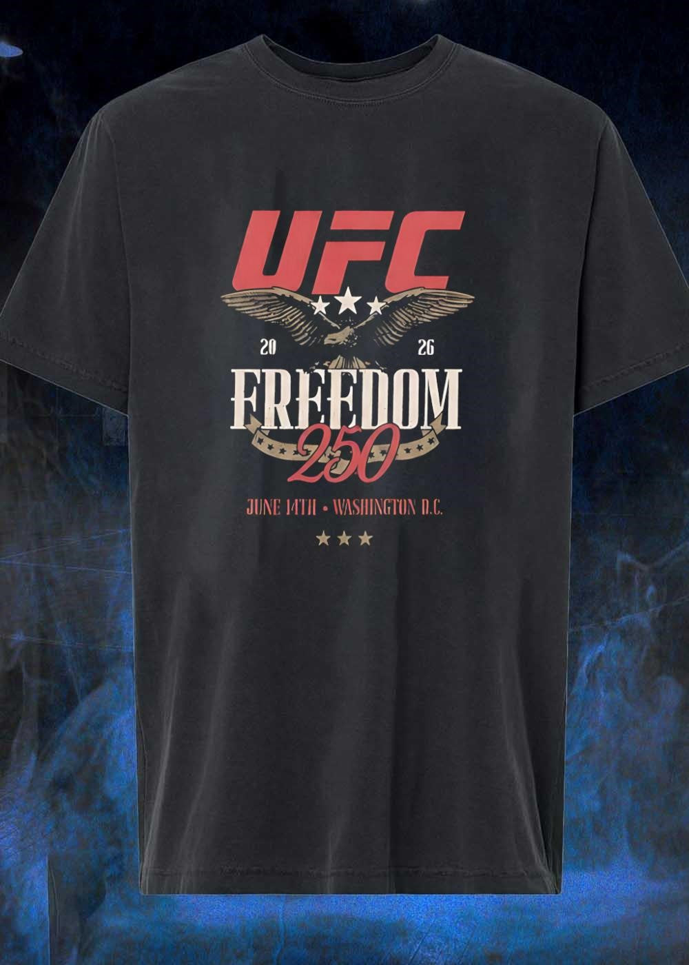 UFC Apparel ‘ Commemorative Event Merchandise ‘ UFC 250 Freedom June 14 Washington DC Shirt