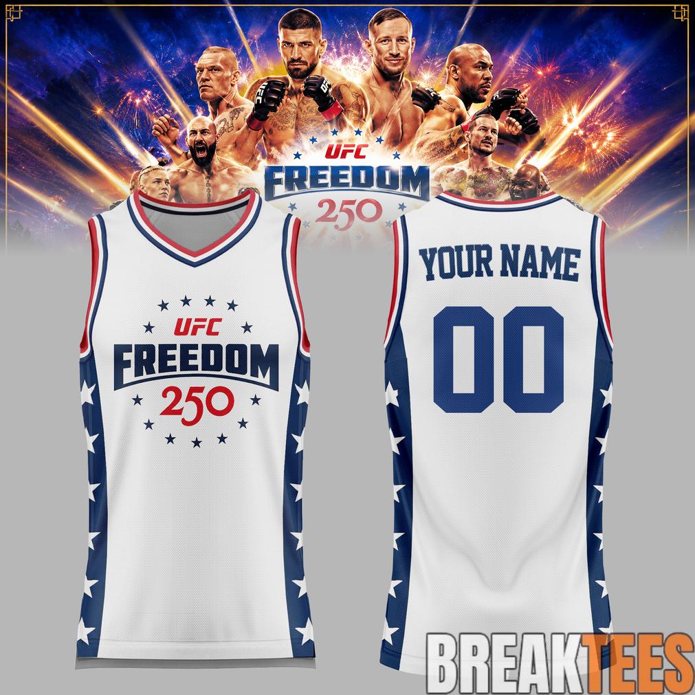 UFC Freedom 250 White House Customize Basketball Jersey