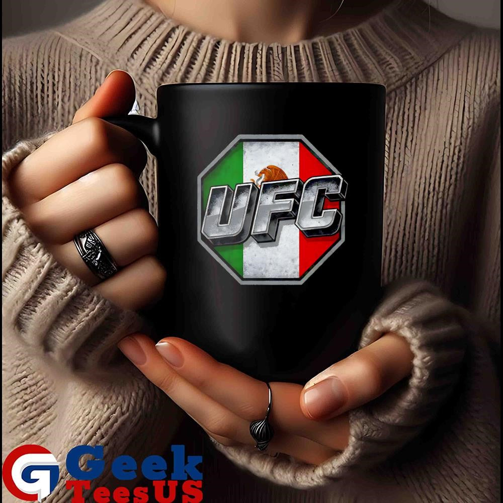 UFC Mexico flag logo shirt