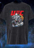 UFC Skull Fighter Flaming Punch Art Shirt