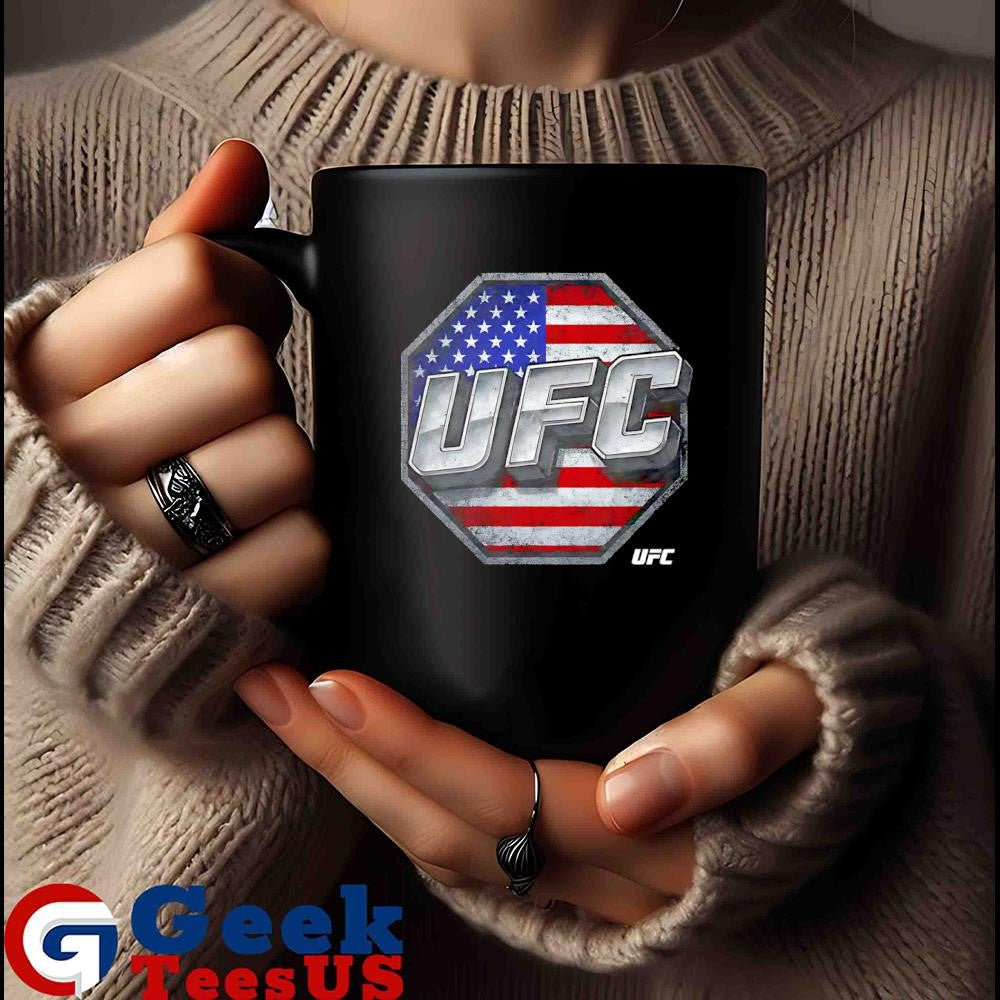 UFC USA flag logo shirt