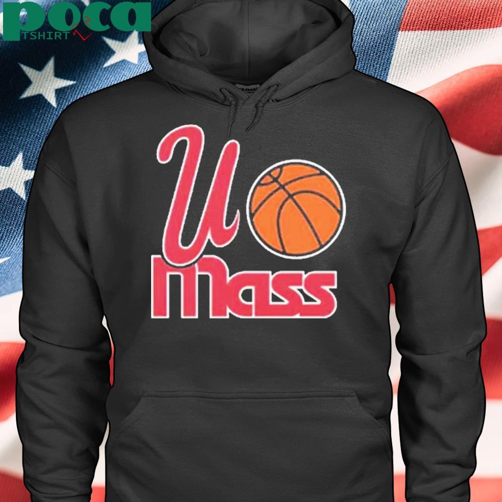 UMass Minutemen Basketball 1990s Logo Shirt