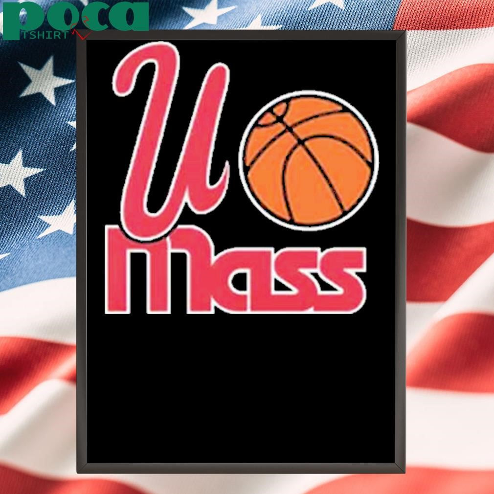 UMass Minutemen Basketball 1990s Logo Shirt