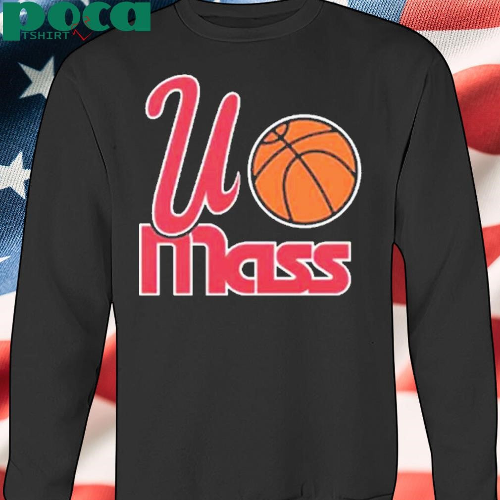 UMass Minutemen Basketball 1990s Logo Shirt