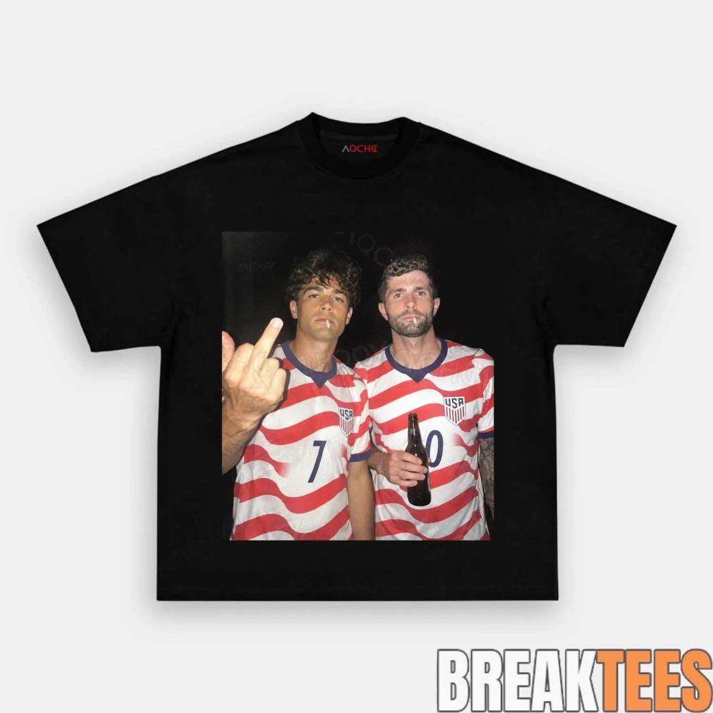 USA Drinking Football Fans Tee