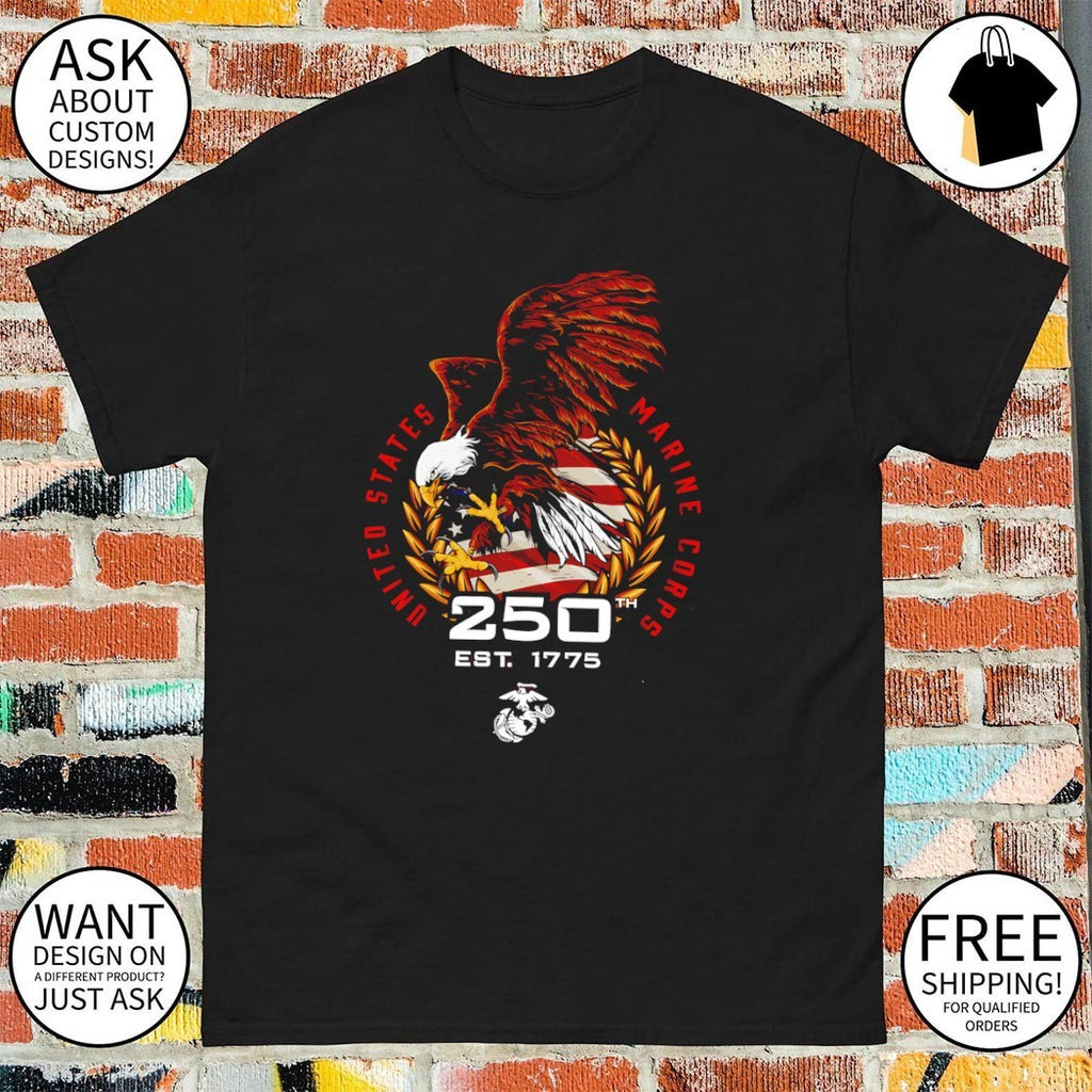 USMC 250th Anniversary Eagle shirt