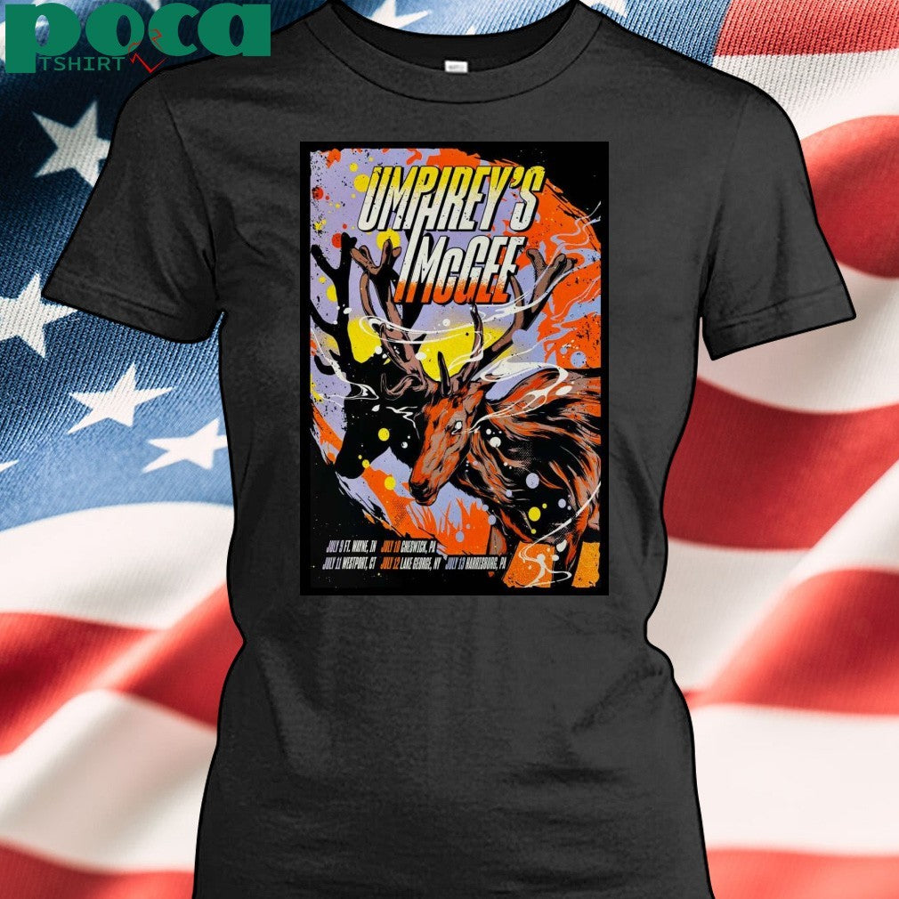 Umphrey’s McGee July 2025 Tour Poster shirt