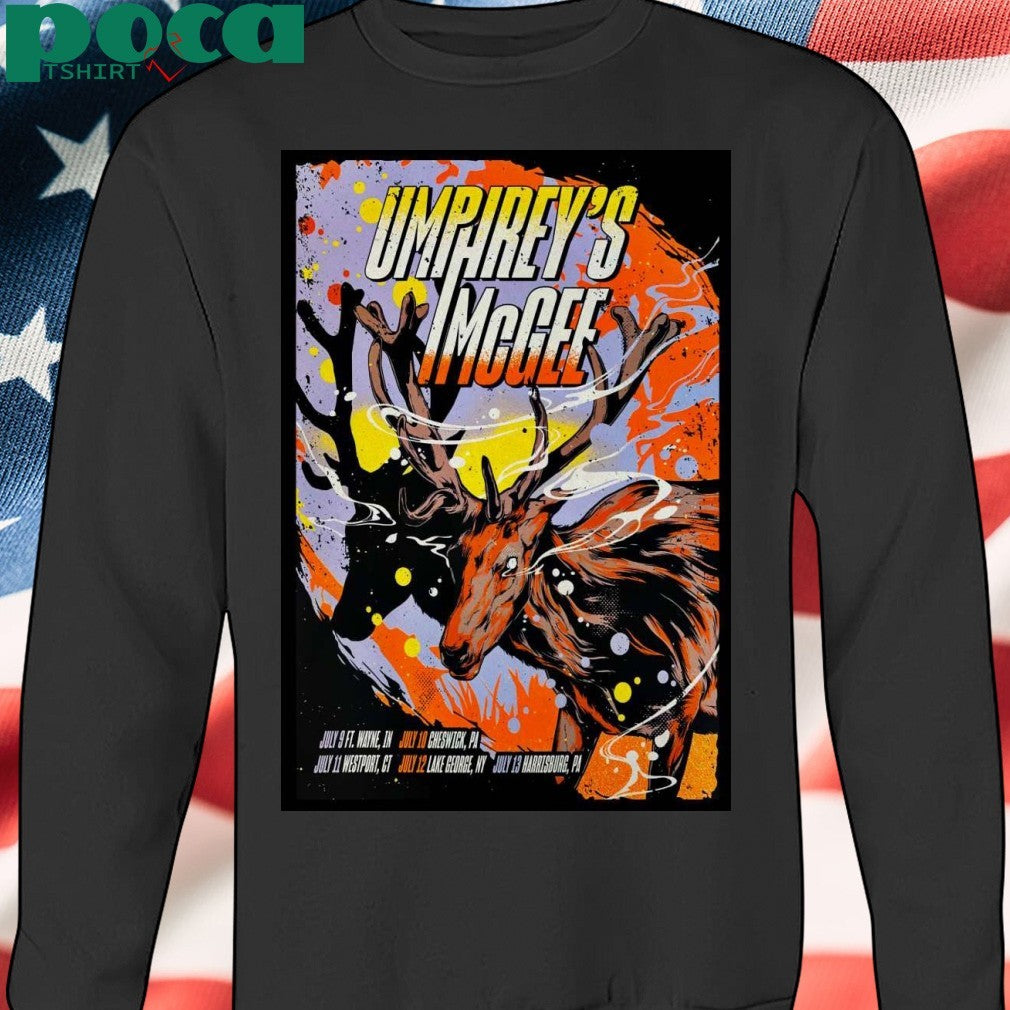 Umphrey’s McGee July 2025 Tour Poster shirt