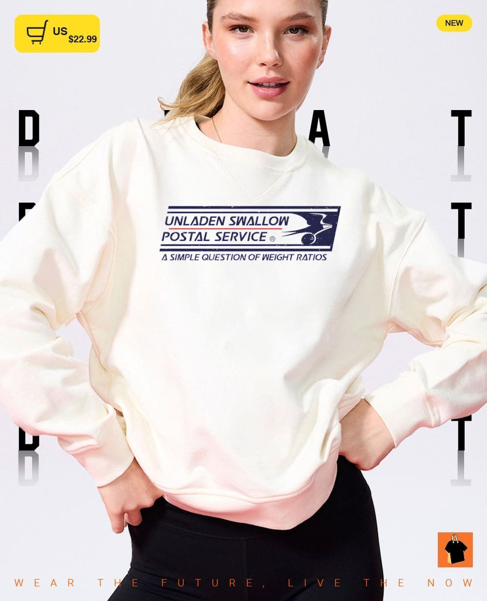 Unladen swallow postal service a simple question of weight ratios shirt