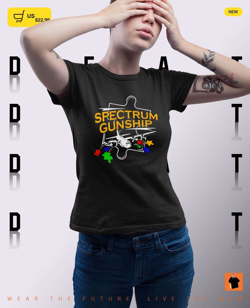 Unsubscribe Podcast Spectrum Gunship shirt