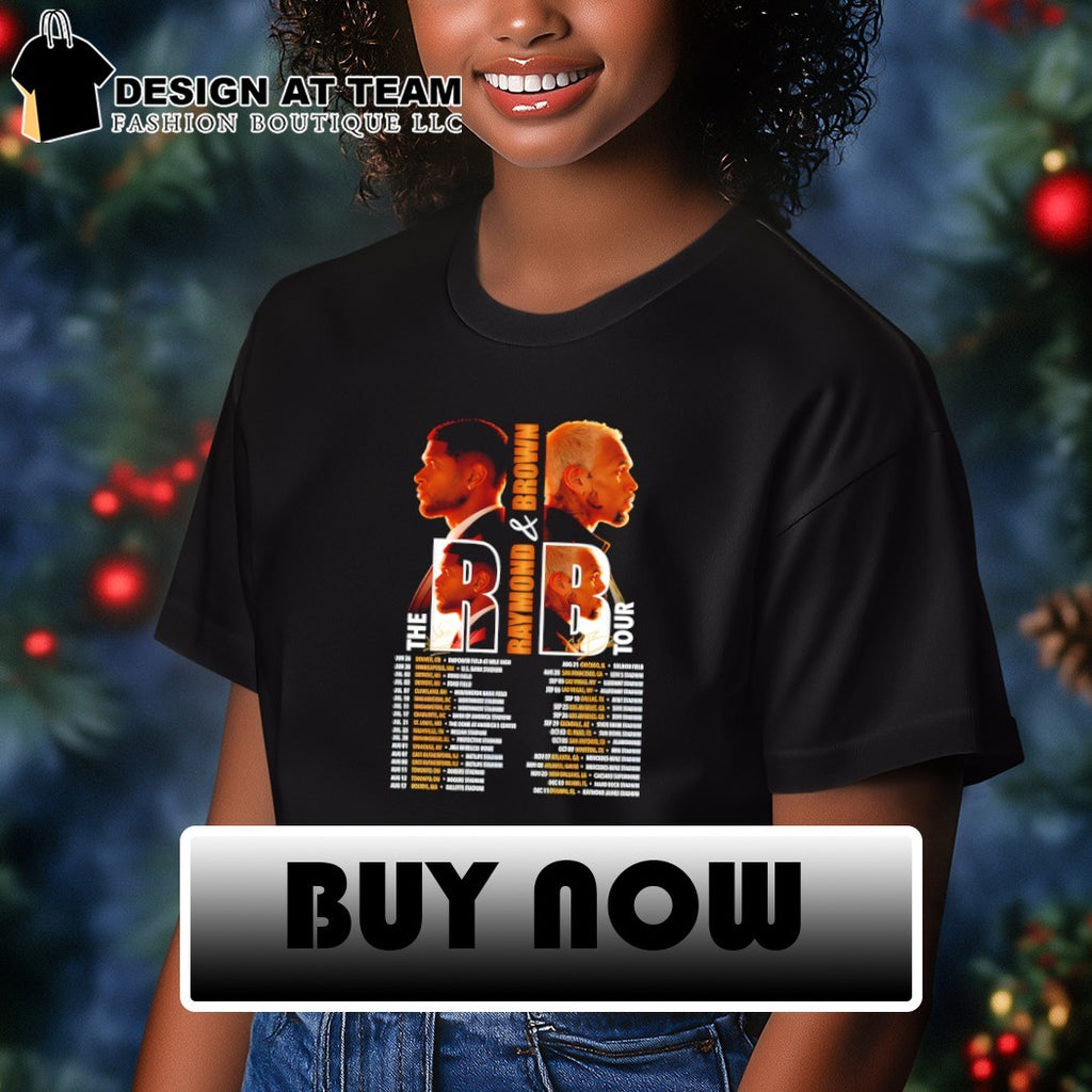 Usher and Chris Brown Raymond and Brown The Tour musical shirt