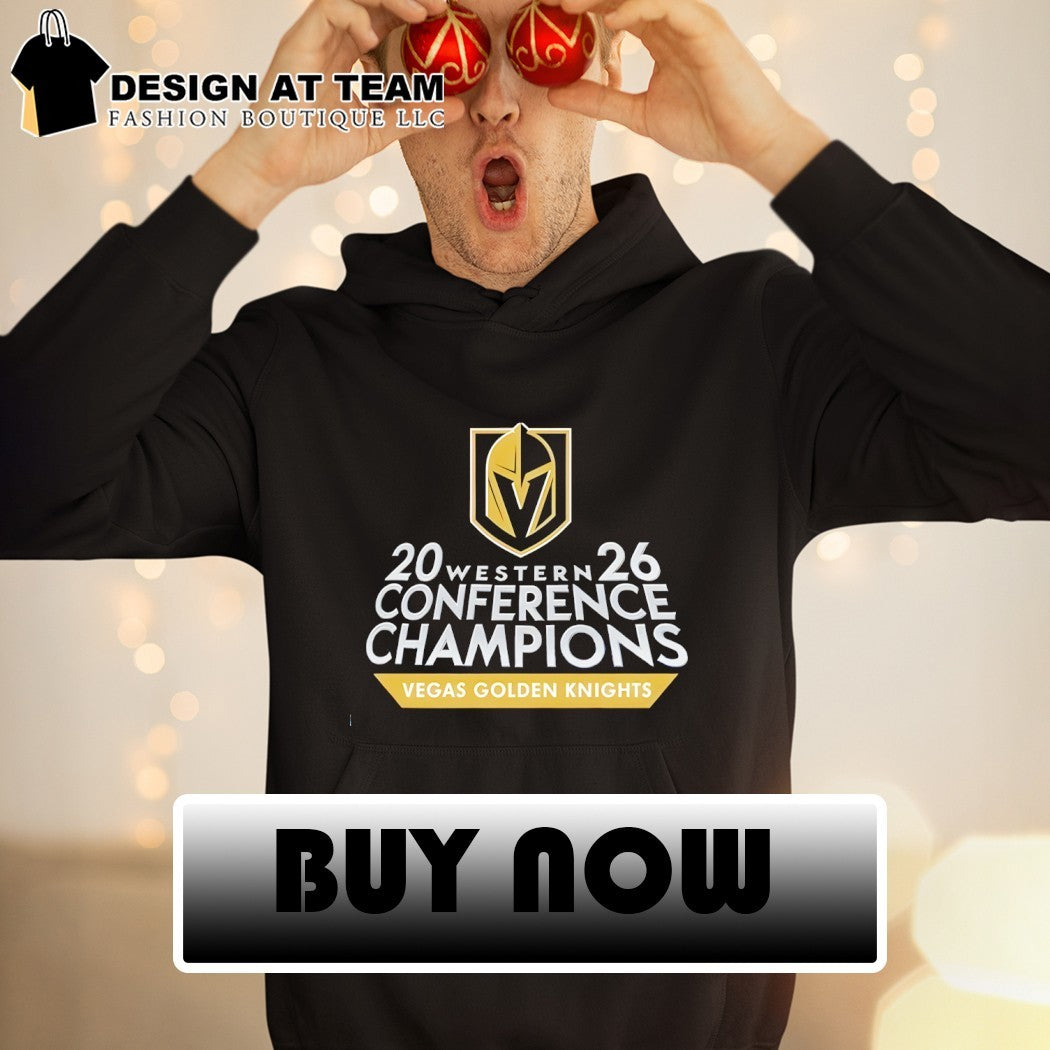 Vegas Golden Knights Western Conference Champions 2026 logo Stanley Cup shirt