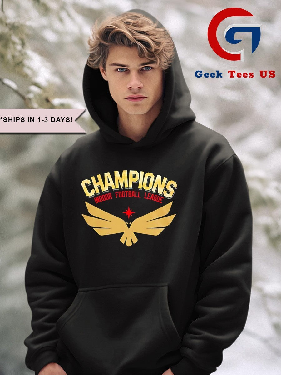 Vegas Knight Hawks 2025 IFL National Champions logo shirt
