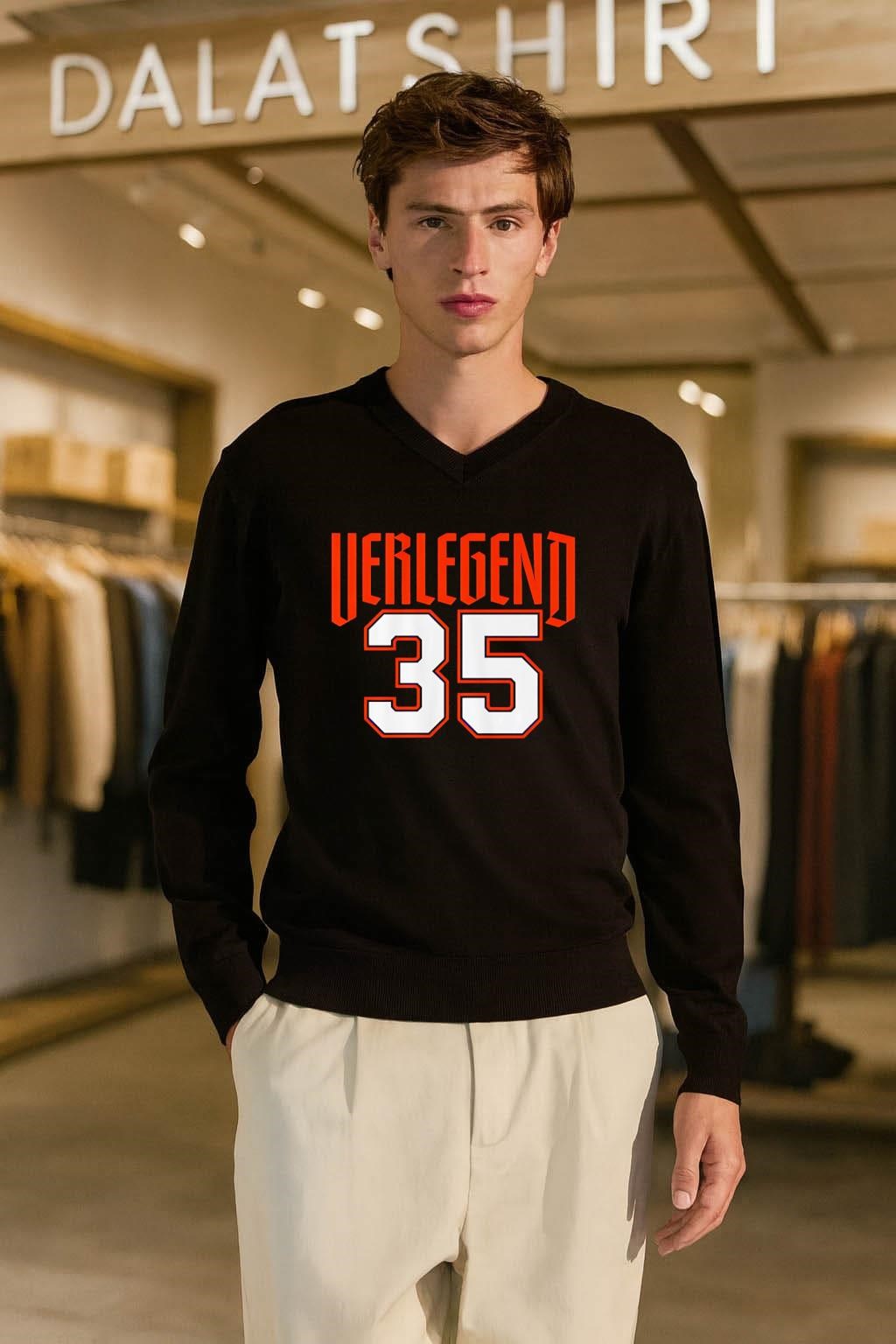 Verlegend Justin Verlander Number 35 Houston Baseball shirt