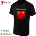 Victim has it shirt