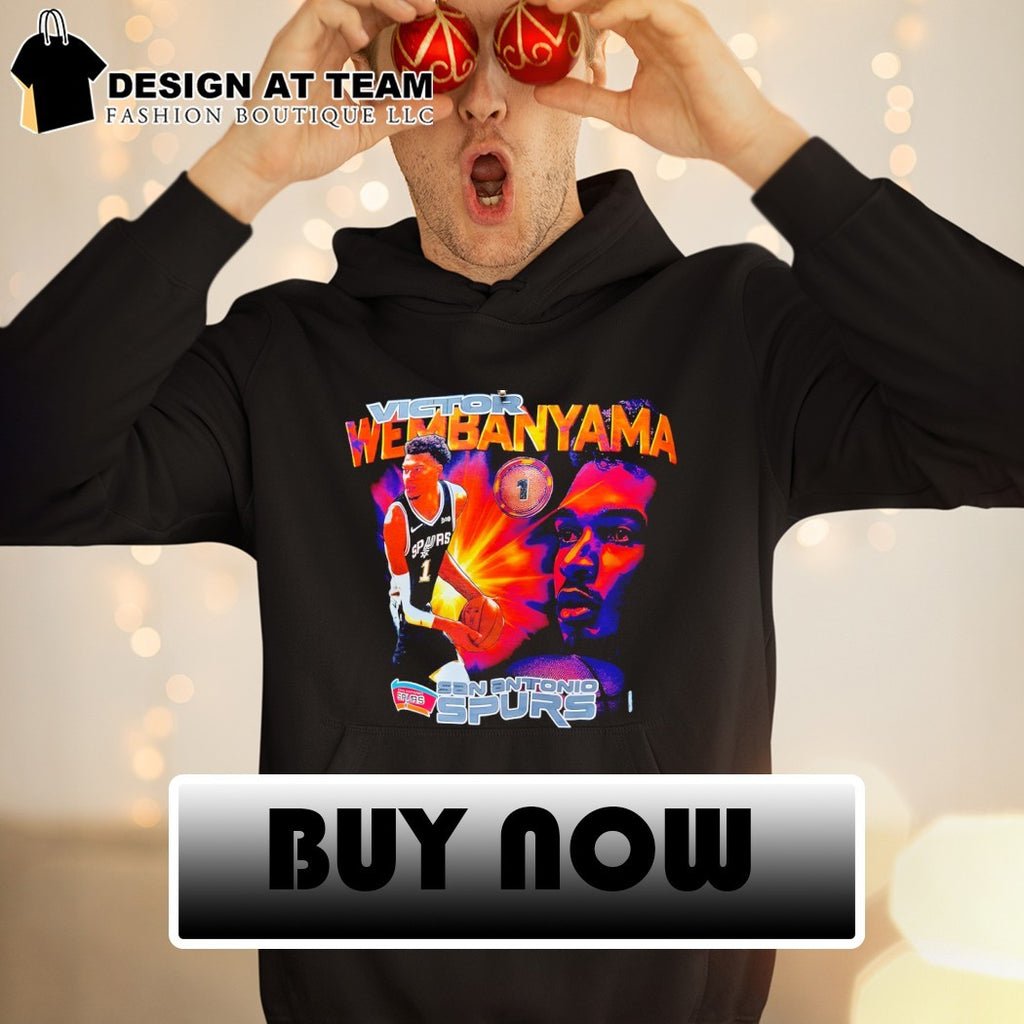 Victor Wembanyama 1 San Antonio Spurs Basketball NBA 2026 graphic vintage shirt