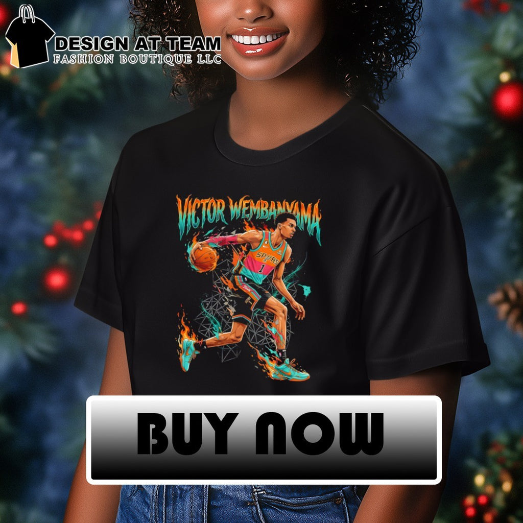 Victor Wembanyama 1 San Antonio Spurs Basketball NBA 2026 shirt
