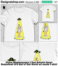 Victor Wembanyama 1 San Antonio Spurs Basketball UFO But of this World art meme shirt