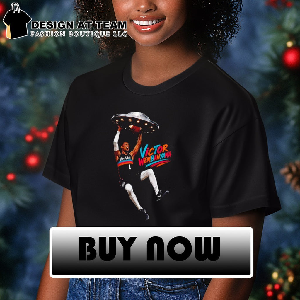 Victor Wembanyama 1 San Antonio Spurs UFO Basketball NBA 2026 shirt