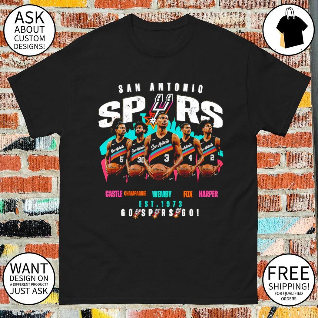 Victor Wembanyama Castle Fox Spurs Basketball Go Spurs Go shirt